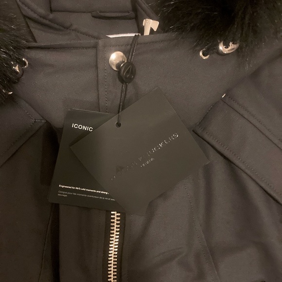 BRAND NEW W/ TAGS MOOSE KNUCKLES                  ORIGINAL BALLISTIC BOMBER FUR. - Picture 3 of 8